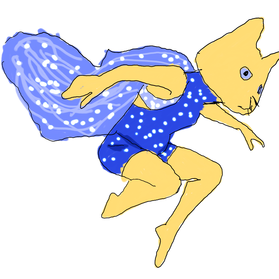 Sparkles the Pinup Cat Sticker